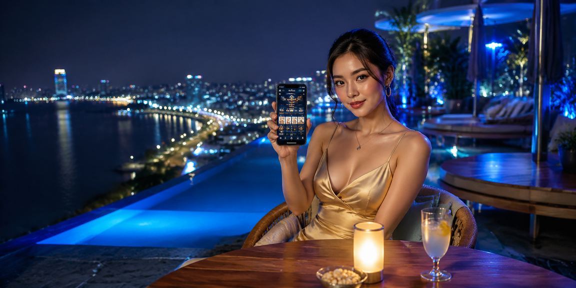 Người dùng Hà Nội xem thông báo hoàn tiền cashback từ hz888 khi đang uống cà phê